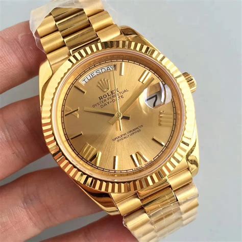 rolex gold replica|rolex knockoff watches day date.